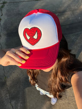 Load image into Gallery viewer, Spider Heart Trucker Hat
