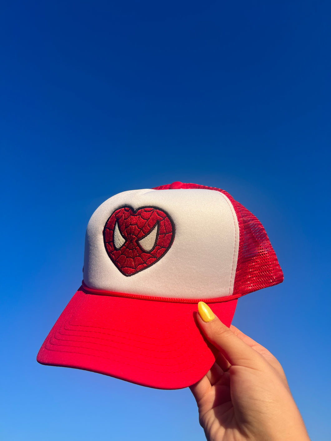 Spider Heart Trucker Hat